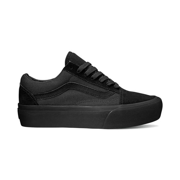 Vans Shoes - NWT Vans Old Skool Triple Black Platform Sneakers - Women's Shoes - VN0A3B3UBKA